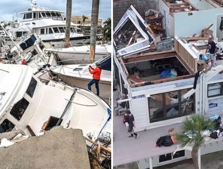 הרס עצום: הוריקן "איסאיאס" הכה בפלורידה – לפחות 4 נהרגו