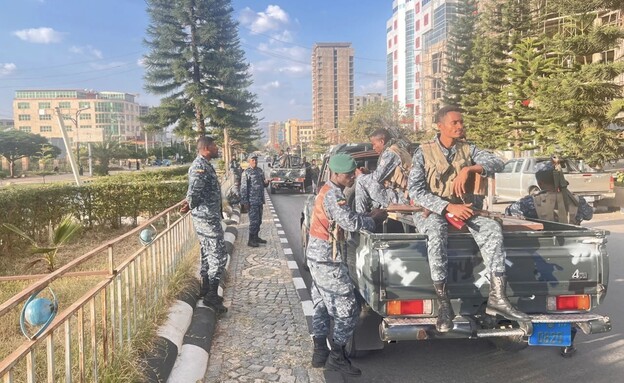 כוחות צבא אתיופיה בעיר מקלה בחבל תיגראי