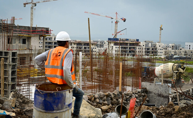 אתר בנייה בקצרין, אפריל 2026 אתר בנייה בקצרין, אפריל 2026