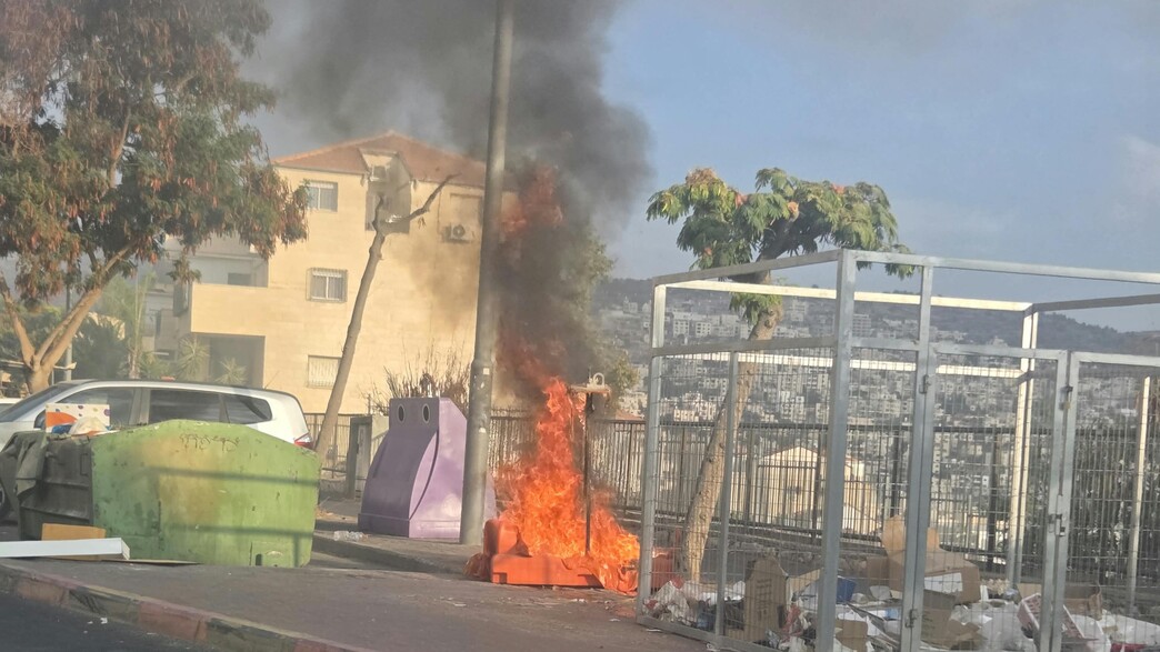 זירת השרפה בביתר עילית זירת השרפה בביתר עילית