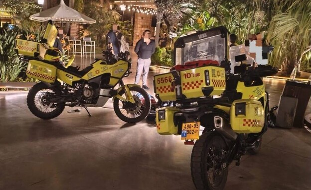 אופנועי מד"א בגן האירועים אופנועי מד"א בגן האירועים