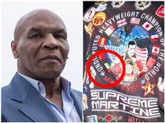 בגלל דגל פלסטין. טייסון (GETTY)