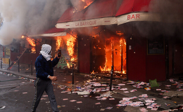 מהומות בצרפת (צילום: KIRAN RIDLEY / Contributor, Getty images)