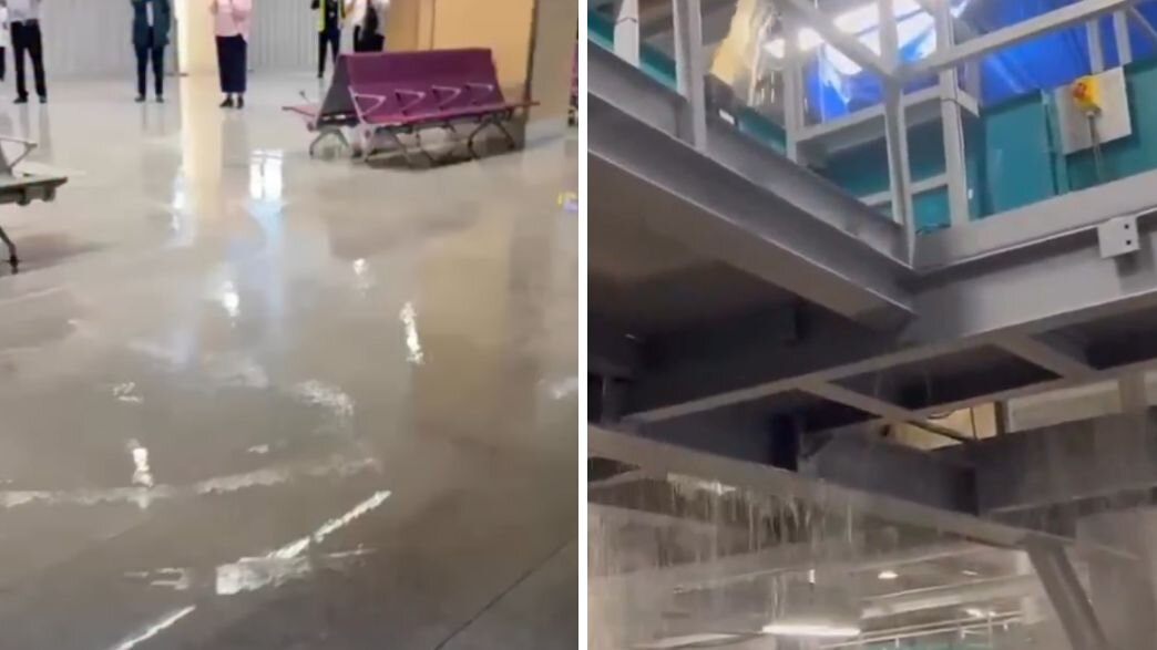 הצפות בנמל התעופה הצפות בנמל התעופה