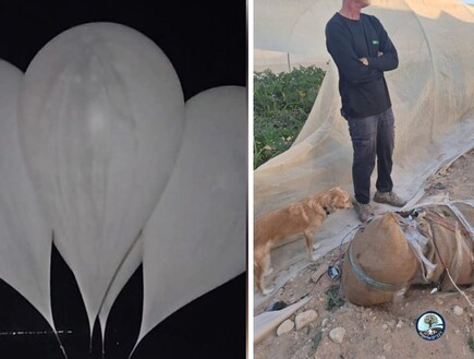 בלונים במקום רחפנים: השיטה החדשה של מבריחי הסמים