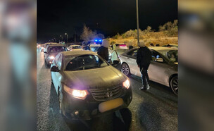 תיעוד המעצר בכביש 1 (צילום: שימוש לפי סעיף 27א' לחוק זכויות יוצרים)