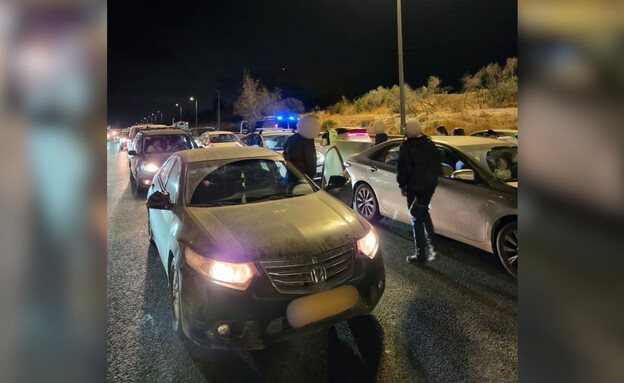 תיעוד המעצר בכביש 1