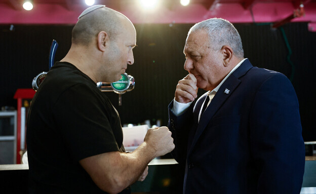 גדי איזנקוט ונפתלי בנט בכנס ועידת העוטף הראשונה גדי איזנקוט ונפתלי בנט בכנס ועידת העוטף הראשונה