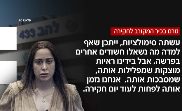 החקירה של מאי גולן בלהב 433 החקירה של מאי גולן בלהב 433