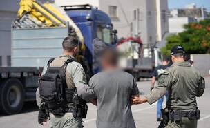 פעילות המשטרה נגד הפשיעה בסכנין (צילום: דוברות המשטרה)