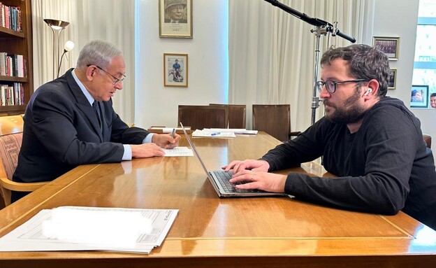 ראש הממשלה בנימין נתניהו ויונתן אוריך