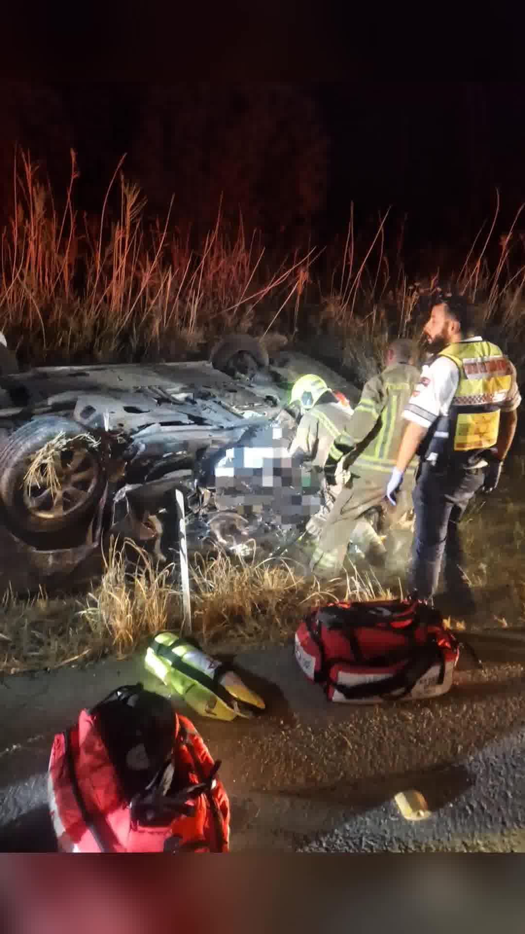 שני הרוגים בתאונה סמוך לבית שאן, 3 נוספים נפצעו

