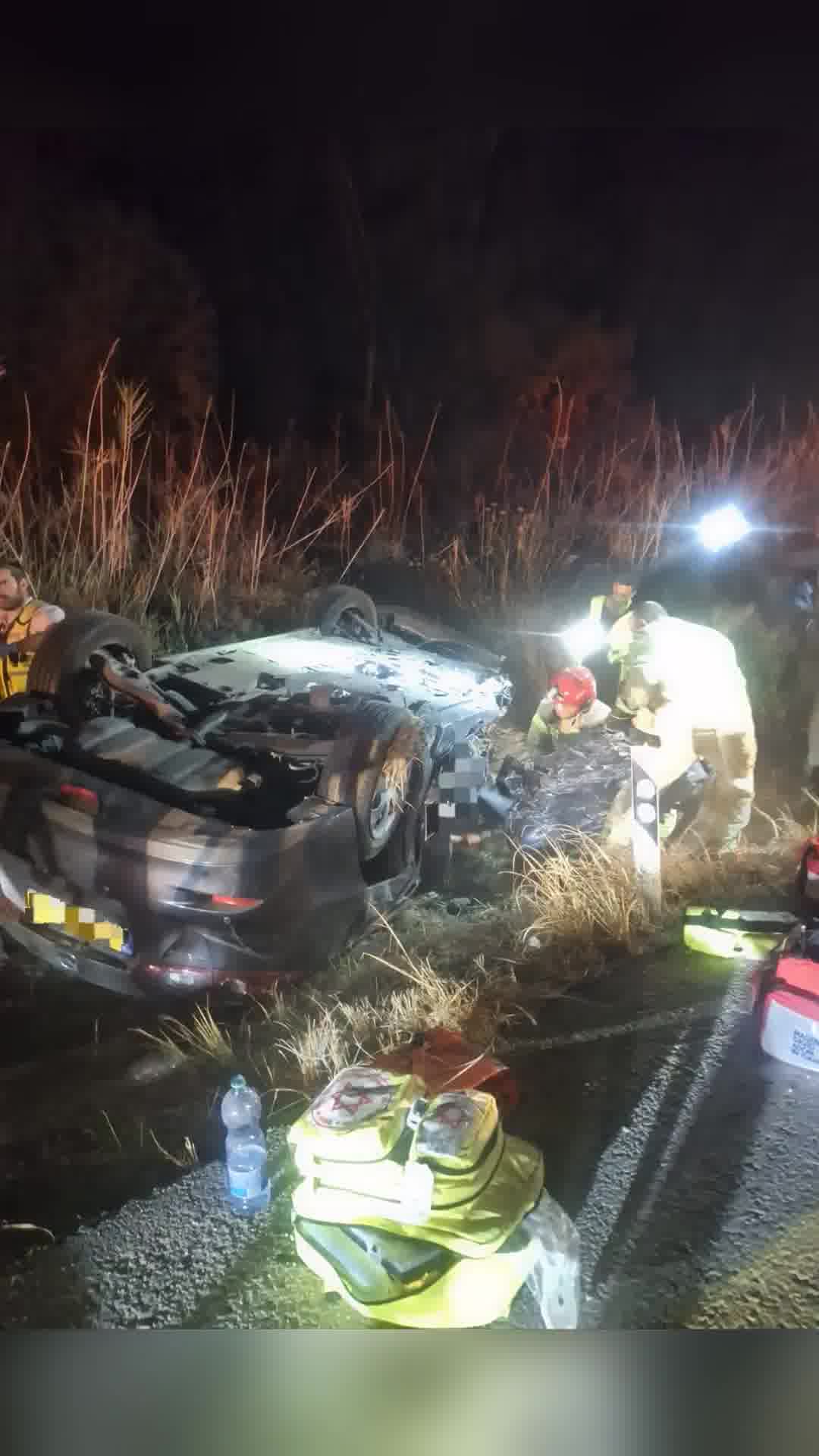 תאונה קטלנית ליד בית שאן: שני הרוגים ושלושה פצועים בדרגות פציעה בינונית וקל

