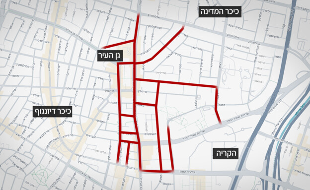 לקראת העצרת בכיכר החטופים: הרחובות שכבר נחסמו בת"א