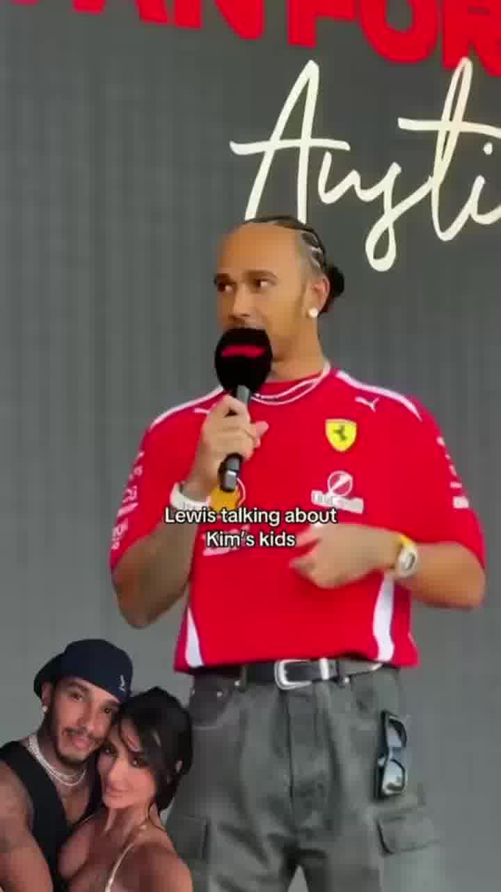 "אני אוהב לבלות איתם": לואיס המילטון מדבר על הילדים של קים קרדשיאן