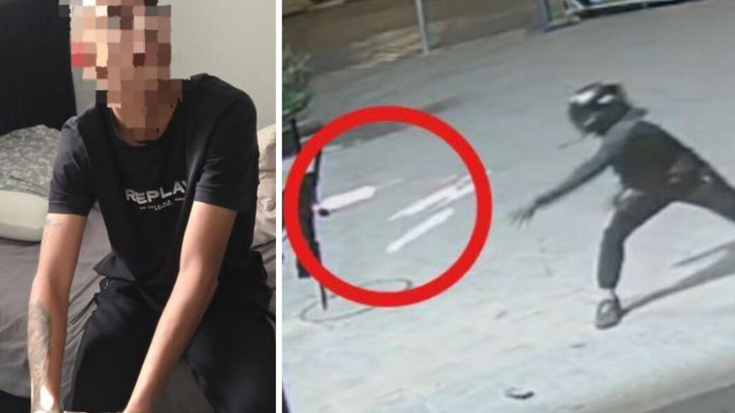 הנער החשוד בזריקת רימון