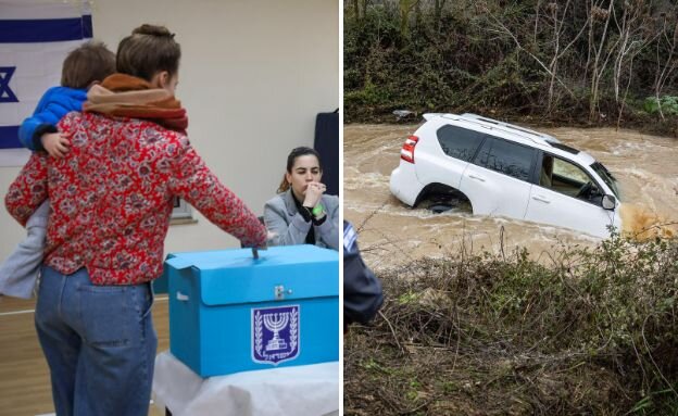 שיטפונות ביום הבחירות