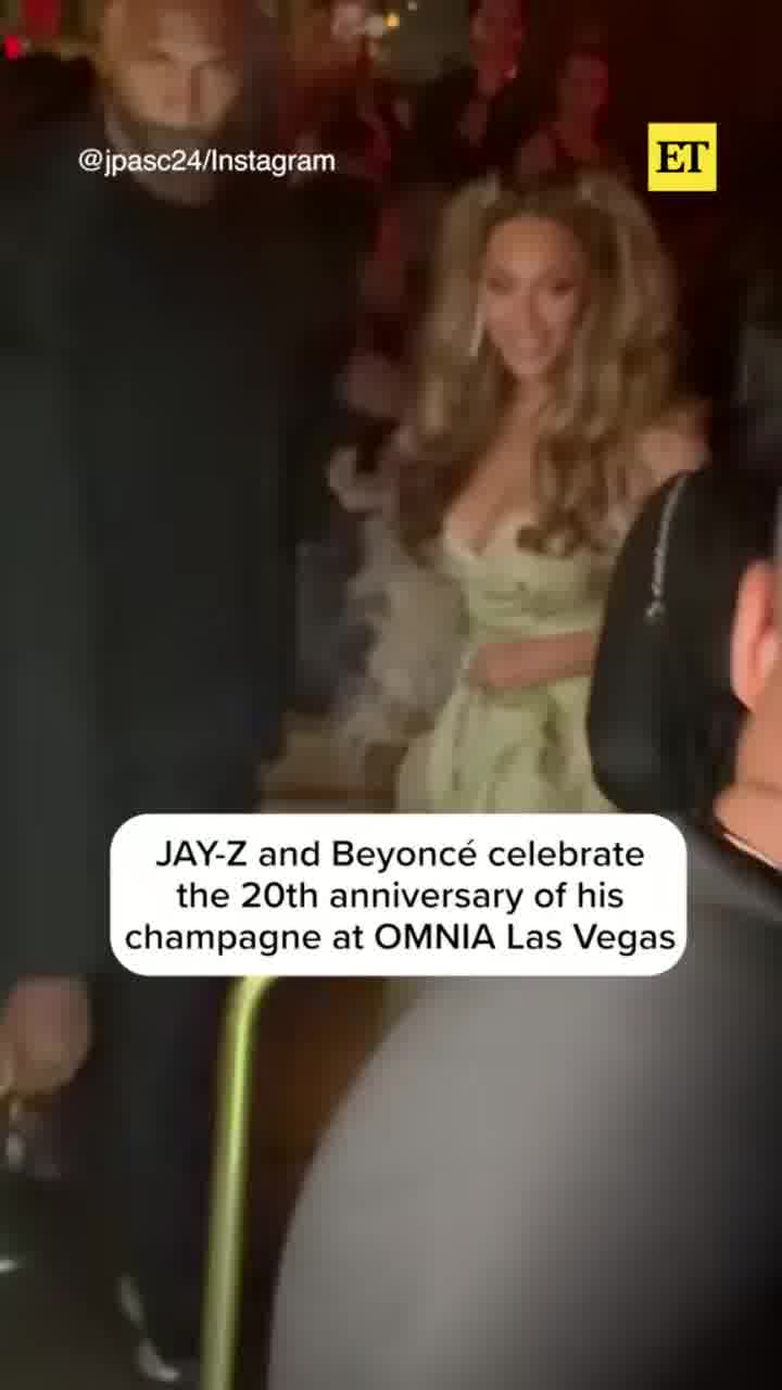ביונסה וג'ייזי חוגגים בווגאס 20 שנה למותג השמפניה של ג'ייזי