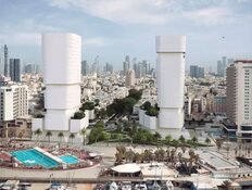 הדמיה של הפרויקט בכיכר אתרים