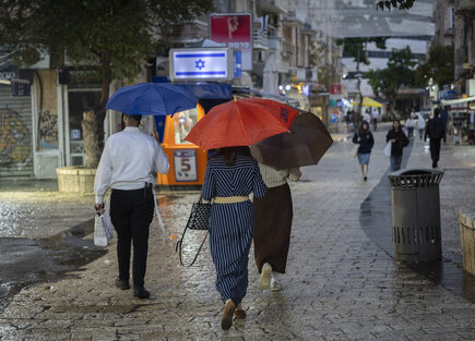 הגשם חוזר היום לצפון – ובערב יתפשט גם למרכז