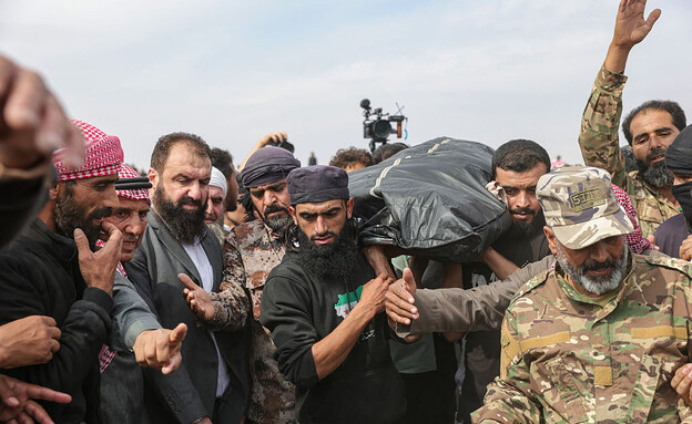 האירועים מעבר לגבול (צילום: Bakr ALkasem / AFP via Getty Images)