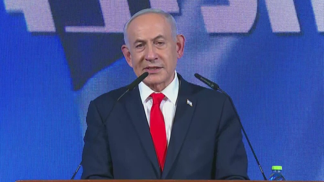 נתניהו בנאום ראשון: "עלינו להקים ממשלת ימנית-לאומית"