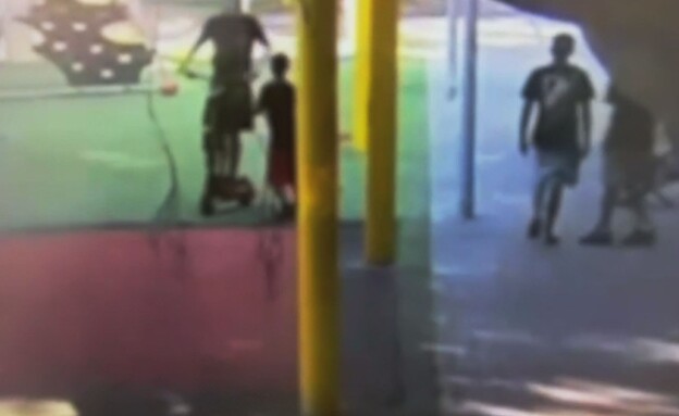 תיעוד הדקירה באשדוד תיעוד הדקירה באשדוד