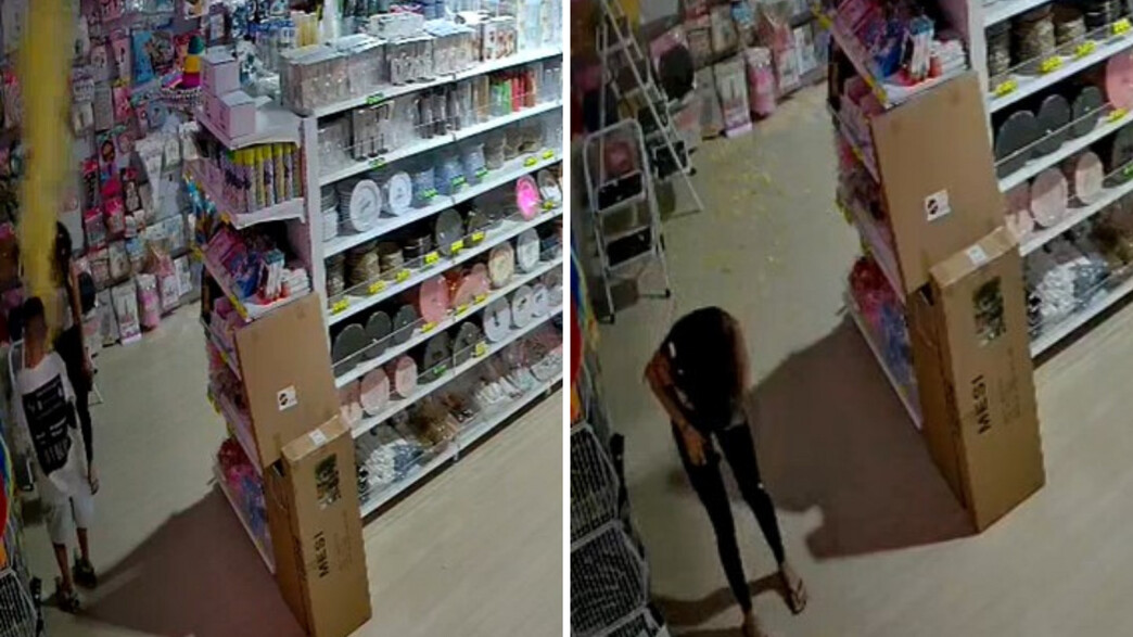 תיעוד: סירבה לתת לנערים מוצרים בחינם – ונפגעה בפניה