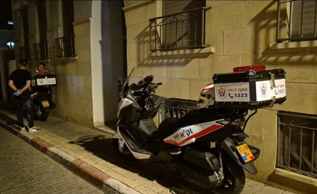 זק"א בזירה בת"א (צילום: ללא)