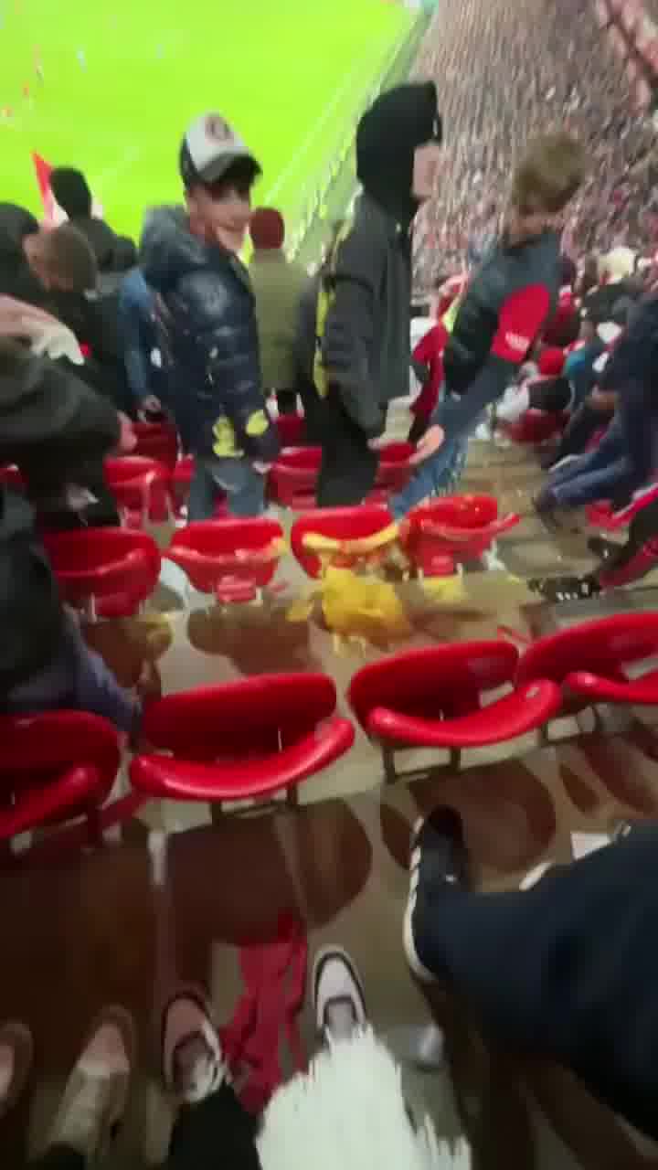 תגובה הגיונית לחלוטין: אוהדי מגדבורג שפכו חרדל על אוהדי באיירן מינכן