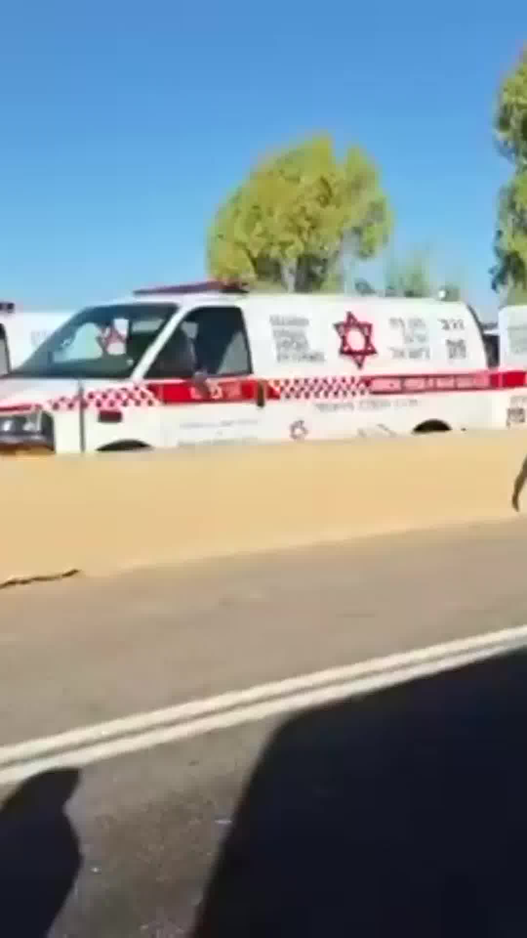 תיעוד מזירת תאונת הדרכים הקשה בנגב